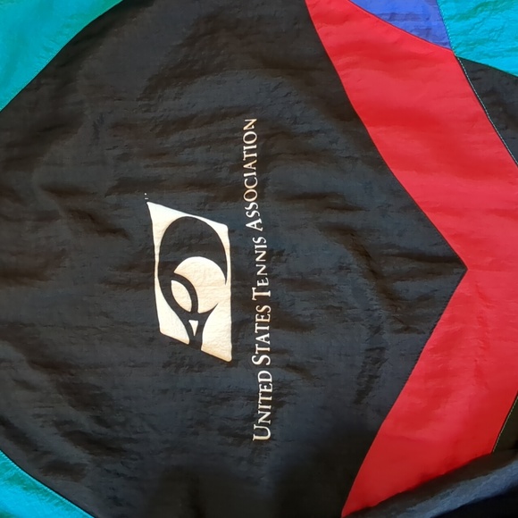 Adidas Multicolor Retro Lined Tracksuit Windbreaker& Pant. Both are Medium - Picture 11 of 16